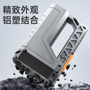 Lampe de poche rechargeable pour l'extérieur, Source de lumière à double LED, batterie 21700, éclairage d'urgence portable pour usage domestique - Product Image 5