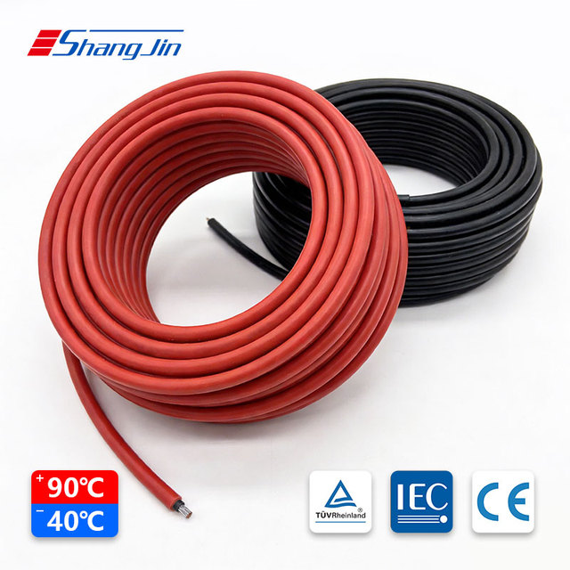 Wholesale 4mm H1Z2Z2-K Solid XLPE Insulated Industrial Photovoltaic Cable for VDE 1800V DC Solar Power Plant PV Modules