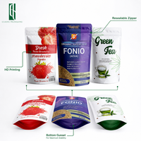 Sacs Doypack Personnalisés pour Aliments, Pochettes Souples Imprimées Mat avec Valve, en Feuille d'Aluminium Anti-Humidité, Impression Numérique, Faible MOQ