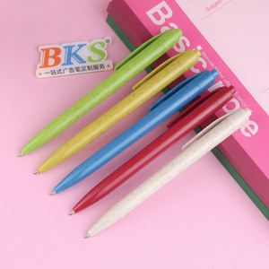 Environmentally Friendly Wheat Straw Material <b>Ballpoint</b> <b>Pens</b> with Custom Logo Multi Color Writing <b>Pen</b> - Product Image 4