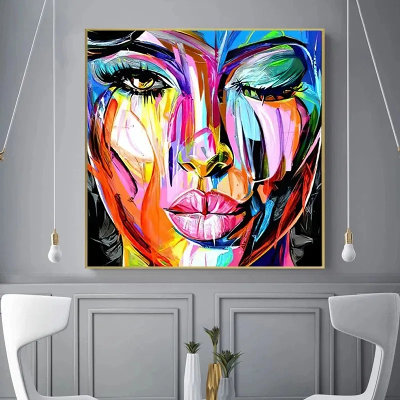 Moderne Figuur Kunst Graffiti Meisje Canvas Kunst Posters En Prints Pop Street Art Muurfoto 'S Voor Woonkamer Huis Cuadros Decor