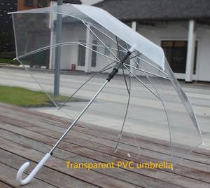 New bán tùy chỉnh tự động trong suốt PoE PVC Dome bong bóng ô straig parapluie - Product Image 2