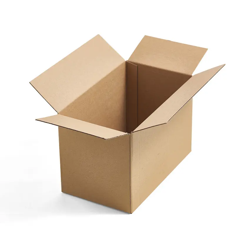 Caja de cartón corrugada pequeña para reciclaje de pared, envío en movimiento, precio competitivo