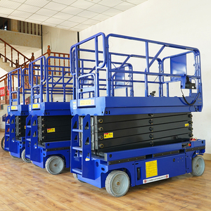 Platform kerja udara seluler gunting baterai hidrolik 7.8m Platform <span class=keywords><strong>CE</strong></span> <span class=keywords><strong>ISO</strong></span> bersertifikat 100/80sec kecepatan angkat 2.27x1.11m Platform - Product Image 5