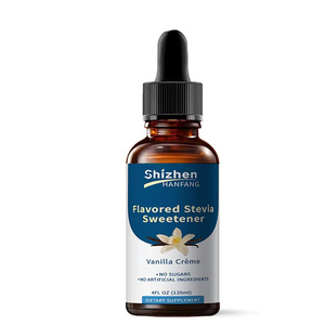 Gouttes d'édulcorant à la stévia OEM saveur crème <span class=keywords><strong>vanille</strong></span> |   120 ml (4 oz), Édulcorant naturel sans sucre - Product Image 1