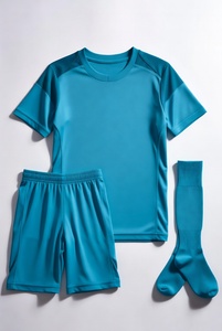 Conjunto de Camiseta de Fútbol Naranja para Hombre, Cuello en V, Manga Corta, Poliéster que Absorbe la Humedad, Ajuste Atlético, para Todas las Temporadas - Product Image 4