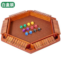 Jeu de société éducatif numérique double face à quatre côtés pour enfants, jeu de dés pour fête parent-enfant