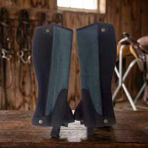 Primo Equine Ammara - Chaps anglais en cuir de haute qualité, tailles personnalisables, demi-chaps pour hommes, kits et accessoires en gros - Product Image 3