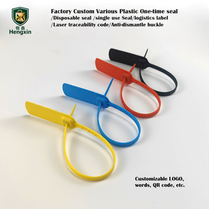 Etichetta Anticontraffazione in Plastica con Logo Personalizzato, Sigillo Monouso Antimanomissione per Abbigliamento e Scarpe - Product Image 2