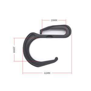 Car Seat Mesh <b>Hooks</b> Plastic Storage Bag <b>Clips</b> For Car Organizers B062 28Mm - Product Image 3