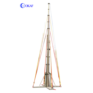 공압식 텔레스코픽 마스트 20M 15KG CCTV 안테나 비디오 기상 관측 마스트 고층 타워 텔레스코핑 마스트 타워 - Product Image 1