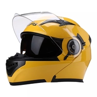 Chinois Pas Cher En Gros En Vrac DOT Approuvé Double Visière Motocross Plein Visage Flip up Moto Moto Casque