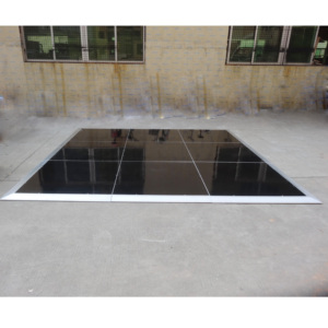 Piste de danse portable en bois blanc pour fête d'événement - Product Image 2