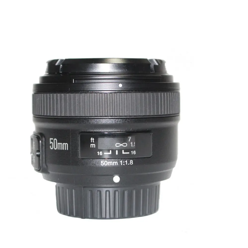 Il più nuovo YONGNUO YN 50mm F1.8 MF YN50mm f/1.8n AF apertura dell'obiettivo messa a fuoco automatica per Nikon per fotocamere CANON obiettivo di messa a fuoco automatica per Nikon