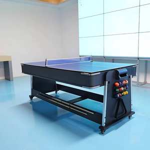 <span class=keywords><strong>Mesa</strong></span> <span class=keywords><strong>Multijuegos</strong></span> <span class=keywords><strong>4</strong></span> <span class=keywords><strong>en</strong></span> <span class=keywords><strong>1</strong></span> Giratoria <span class=keywords><strong>de</strong></span> 7 Pies con Billar/Hockey <span class=keywords><strong>de</strong></span> Aire y Tenis <span class=keywords><strong>de</strong></span> <span class=keywords><strong>Mesa</strong></span> - Product Image 4