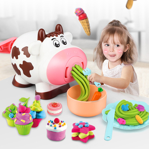 1 ensemble de jouets en pâte à modeler colorée en forme de vache, pâte à modeler DIY pour enfants - Product Image 3