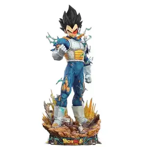 Anime saiyani Kirin Vegeta oğlu Wukong heykeli modeli dekorasyon Action Figure kutusu toptan çocuk hediyeleri