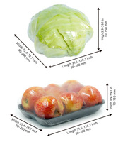 Film plastique de qualité commerciale, grand format, PVC souple, pour la cuisine, emballage alimentaire frais pour réfrigérateur, fruits, sucre, vente en gros