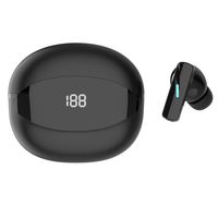Earbuds TWS Nirkabel Mate80 Terbaru 2024 dengan Layar LED, BT 5.3, Tahan Air IPX4 & Kontrol Sentuh untuk Gaming