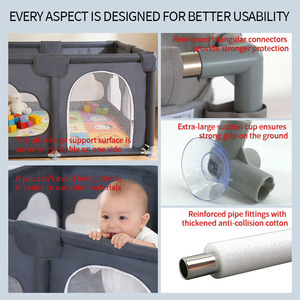 <span class=keywords><strong>Corralito</strong></span> para Bebés Desplegable, Sin Necesidad de Herramientas, Ultraportátil con Bolsa de Almacenamiento - Product Image 4