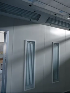 Satılık ısıtma sistemi ile özelleştirilmiş Eps veya kaya yünü duvar paneli araba boyası boya kabini - Product Image 4