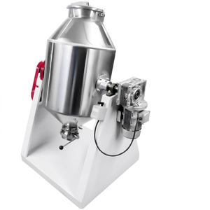 Mezclador de Doble Cono al Vacío de Acero Inoxidable para Polvo Químico y Alimentario, Diseño Horizontal - Product Image 1