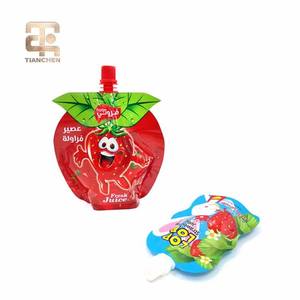 Bolsa Reutilizable Personalizada con Pajita para Agua Mineral, Jugo y Bebidas - Bolsas de Embalaje PET+PE Resistentes a la Humedad - Product Image 3