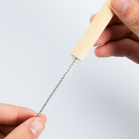 Pailles à boire en bambou réutilisables, naturelles, écologiques, durables, pour les fêtes, avec un diamètre intérieur de 8 mm et une longueur de 100 à 230 mm