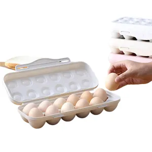 Fresh-keeping box refrigerator frozen eggs storage box household storage artifact with
