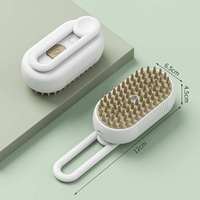 Brosse à vapeur 3 en 1 pour chat Brosse de massage Vapeur Vapeur Vaporisateur pour chien Toilettage Vapeur Brosse pour animaux domestiques
