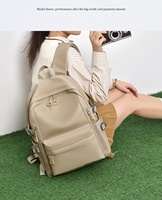 Sac à dos d'école étanche en polyester grande capacité pour étudiants, idéal pour ordinateur portable, décontracté, polyvalent, pour les voyages
