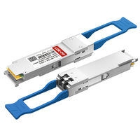 Modul LINK-PP QSFP 100G QSFP28 SMF Duplex LC LAN-WDM 1310nm 40KM 20KM 10KM 80KM Transceiver Optik Serat untuk Jaringan