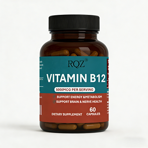 <span class=keywords><strong>Vitamin</strong></span> <span class=keywords><strong>B12</strong></span> 5000MCG Kapsul - Mendukung Metabolisme Energi & Kesehatan Otak Dewasa 60 Kapsul Pasokan Massal Dosis Harian 2 Kapsul - Product Image 1