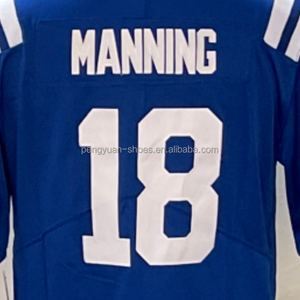 Sẵn sàng để tàu Tyler Warren Màu Xanh Hoàng gia chất lượng tốt nhất thêu khâu bóng đá Jersey - Product Image 2