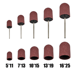 Lot de 10 coques de ponçage pour manucure, accessoires pour les pieds, Art des ongles, <span class=keywords><strong>ponceuse</strong></span>, 13Mm, 80 - Product Image 5