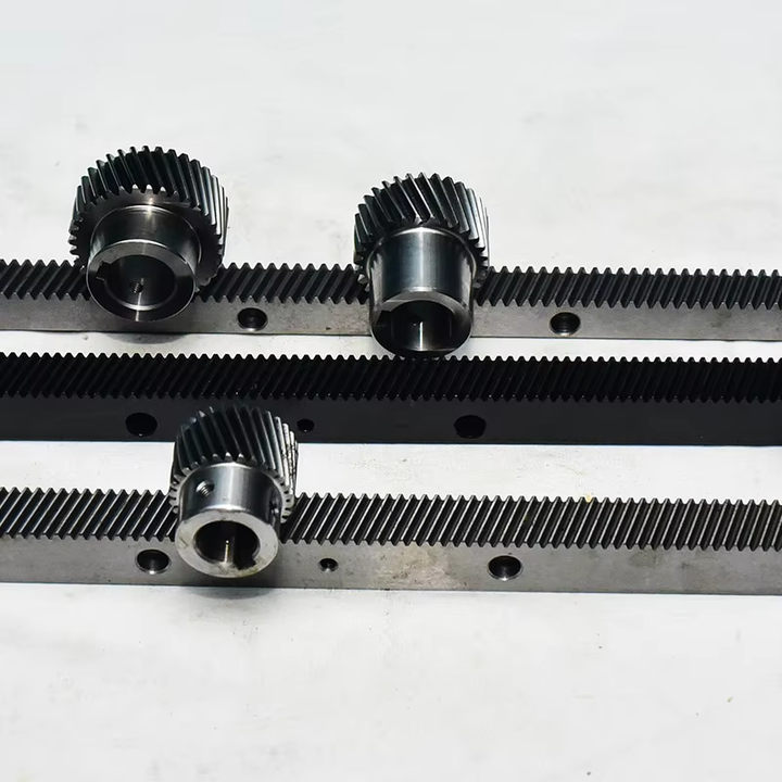 High Precision Modulus 1.25 Helical Gear Rack 670mm Length and Pinion ...