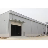Bâtiment préfabriqué d'entrepôt de structure en acier prêt à l'emploi de 1000 mètres carrés pour le bâtiment en métal d'usine de nourriture