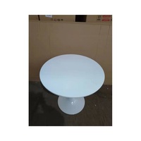 Table à manger en laque blanche, meuble Semi-brillant, massif, moderne, tulipe, nouveau,