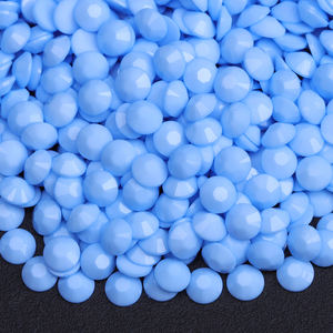 Juli Jelly Sólido Opaco Color Macarrón Resina al por mayor Piedras no fijas en caliente Diamantes de imitación de cristal para vasos de vidrio Zapatos artesanales - Product Image 6