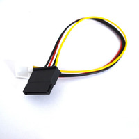 Cable de Alimentación Personalizado para Disco Duro de Servidor, Conector IDE Molex de 4 Pines Hembra a Doble SATA de 4 Pines
