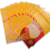 Sacs d'emballage transparents imprimés en film PE thermosoudable de qualité alimentaire, pochettes plates thermosoudables
