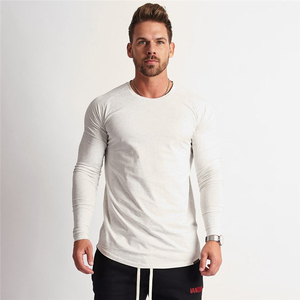 Aderente Stretch <span class=keywords><strong>Uomo</strong></span> Vestiti Caldi di Inverno a Fondo Tondo T Shirt - Product Image 2