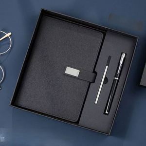 Custom Diary PU Leather Notebook <b>Journal</b> for Gift Business Anniversary Gift Promotional Pen Note Book Umbrella Corporate Set - Product Image 5