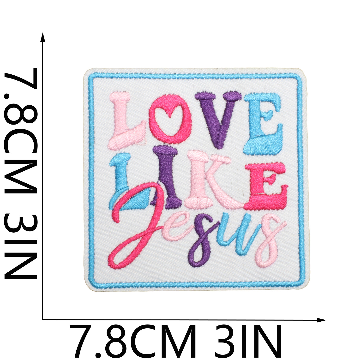 2-love like Jesus-pink+white