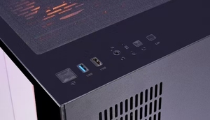 RgbファンゲームケースLY Mid温度検出画面ゲーム用コンピュータケース3 Glass Matxマザーボードケースホットセール - Product Image 3