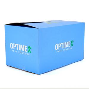 Caja de envío de embalaje de cartón corrugado azul de impresión de tamaño personalizado para productos de libros de frutas de mensajería - Product Image 3