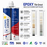 Epoxi Diamond Shield de 400 ml, Cartucho Doble, Sellador de Juntas Impermeable para Azulejos, para Baños y Cocinas