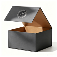 Boîte cadeau magnétique en carton rigide recyclable avec logo personnalisé, finition mate, emballage de luxe pour cosmétiques et électronique
