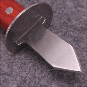 Cuchillo para Abrir Ostras de Acero Inoxidable de Alta Calidad, Herramienta <span class=keywords><strong>Profesional</strong></span> para Mariscos de Cocina, Mango de Madera, Apto para Horno - Product Image 2