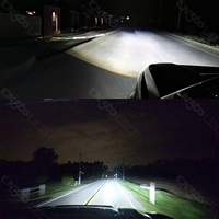 Projecteur de phare de voiture LED H11 avec ligne de coupure claire 40W 2800LM 6500K Ampoule de conduite anti-éblouissement